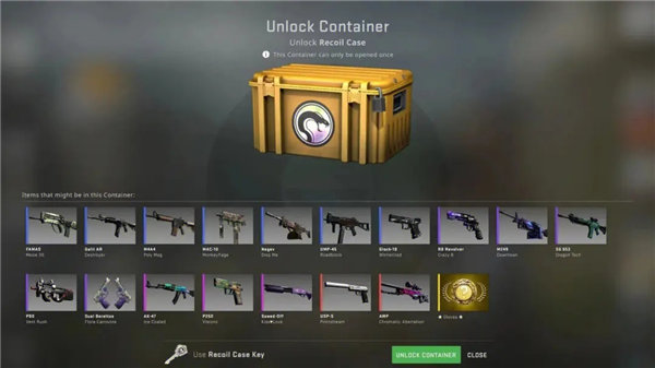 csgo箱子掉落概率是多少