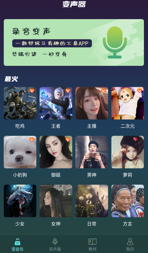 专业变声软件解锁会员版