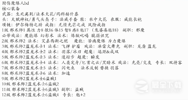 博德之门3魔爆邪术士BD分享