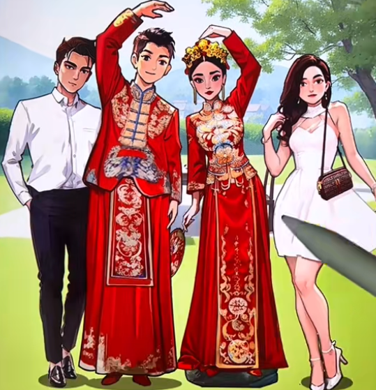 爆梗找茬王婚礼摄影怎么过