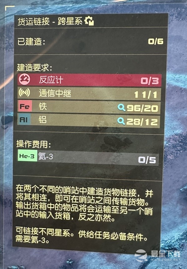 星空跨星系货运链接建造方法