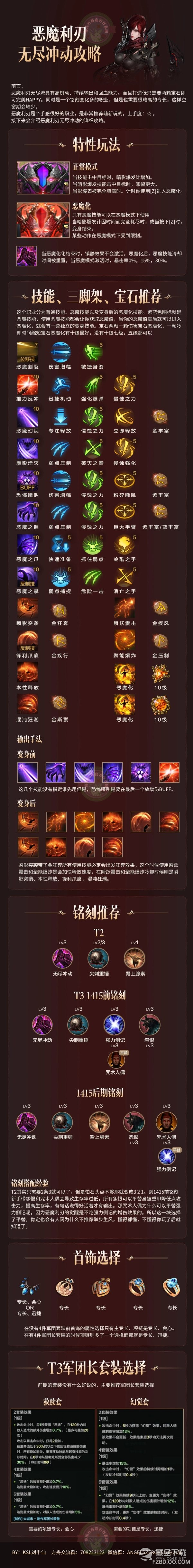 命运方舟无尽冲动流恶魔利刃玩法说明