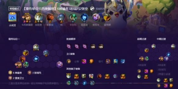 《金铲铲之战》s9.5蛇女主c阵容攻略