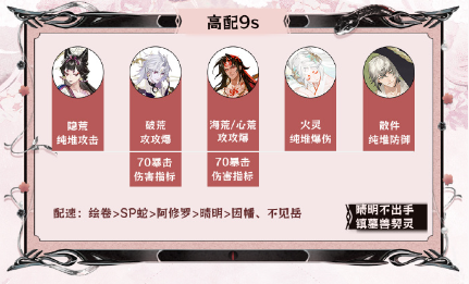《阴阳师》神代终局阵容搭配攻略
