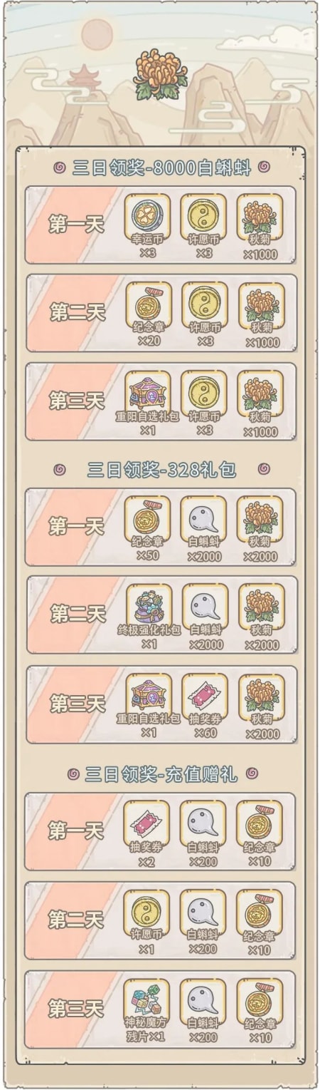 《最强蜗牛》重阳活动汇总2023