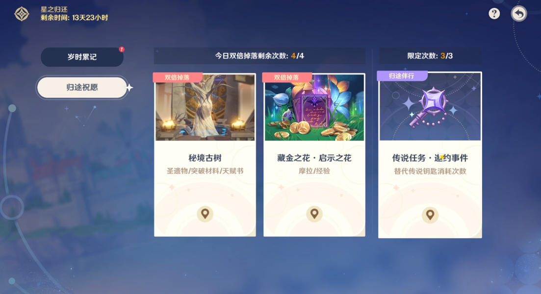《原神》4.2回归奖励大全