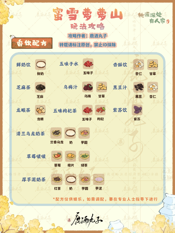 《桃源深处有人家》蜜雪萝萝山活动攻略