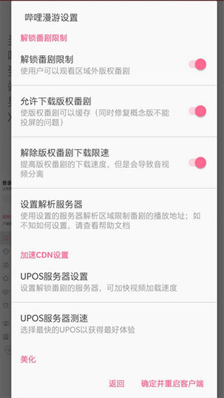 哔哩漫游解析服务器