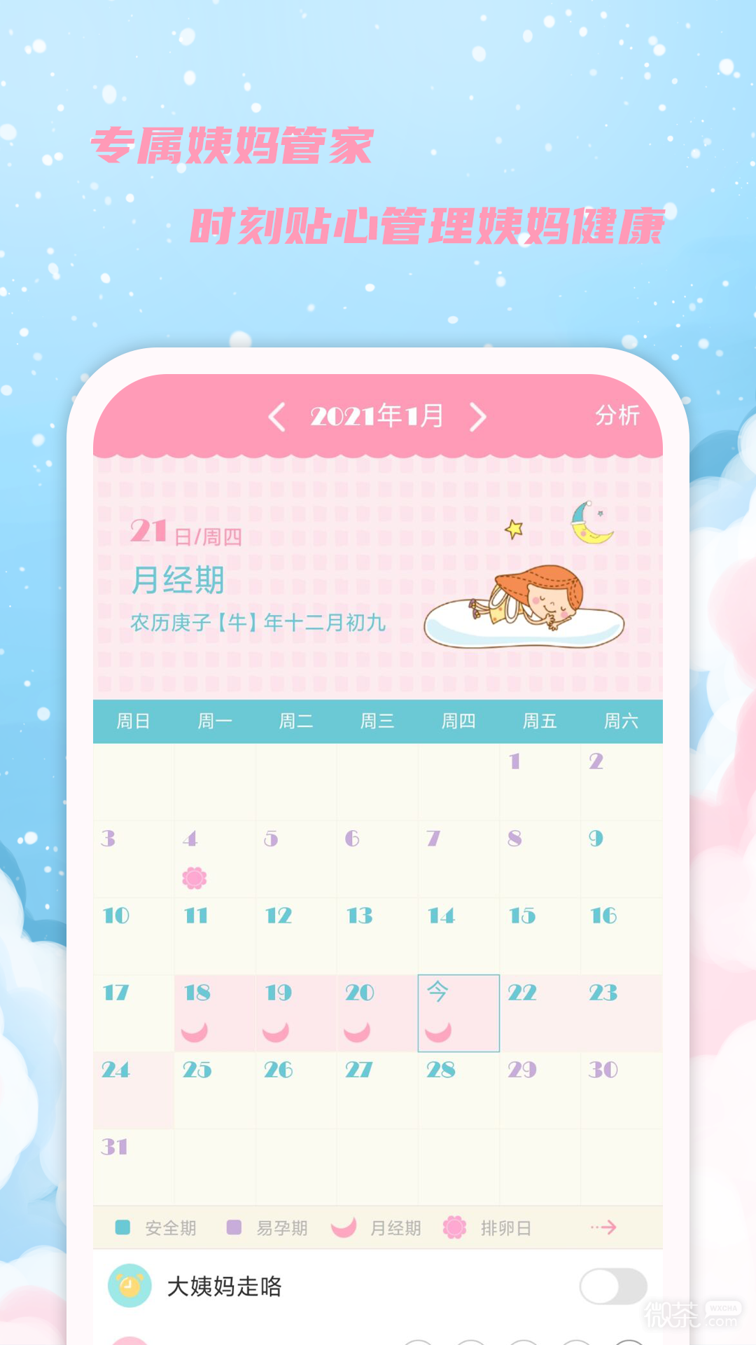 女生日歷