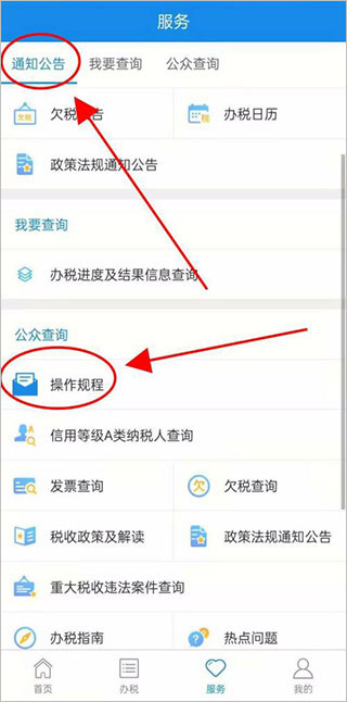 河北税务app办理业务流程