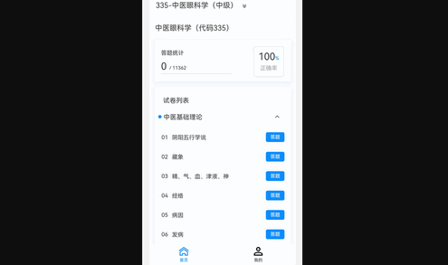 中医眼科学新题库安卓版