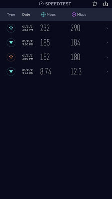 Speedtest在线测速截图