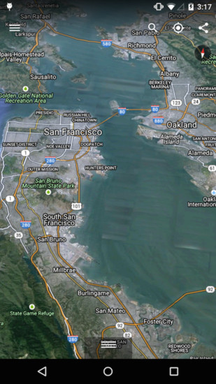 谷歌地球google earth截图