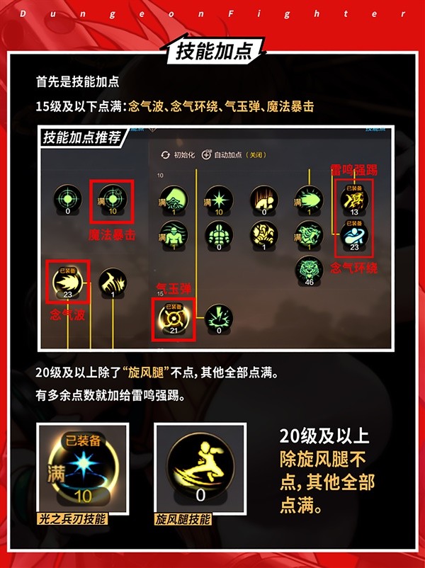 DNF手游气功怎么打造 气功师打造方法