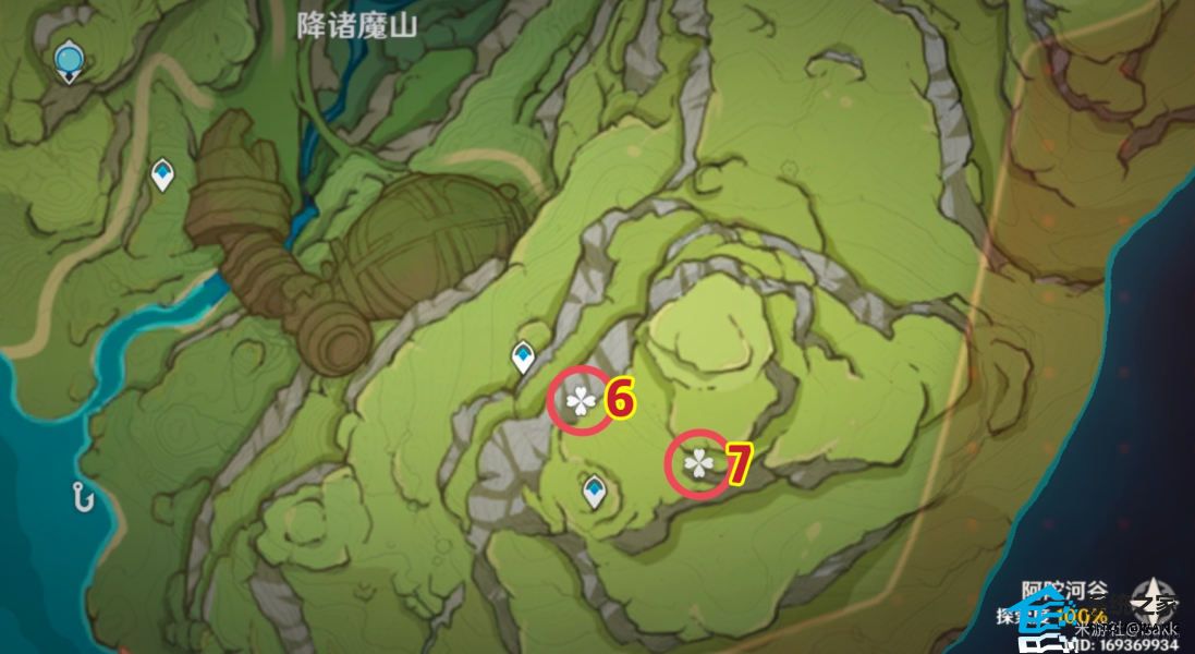 原神3.6劫波莲准确分布位置 劫波莲快速收集路线图大全(高效速刷)