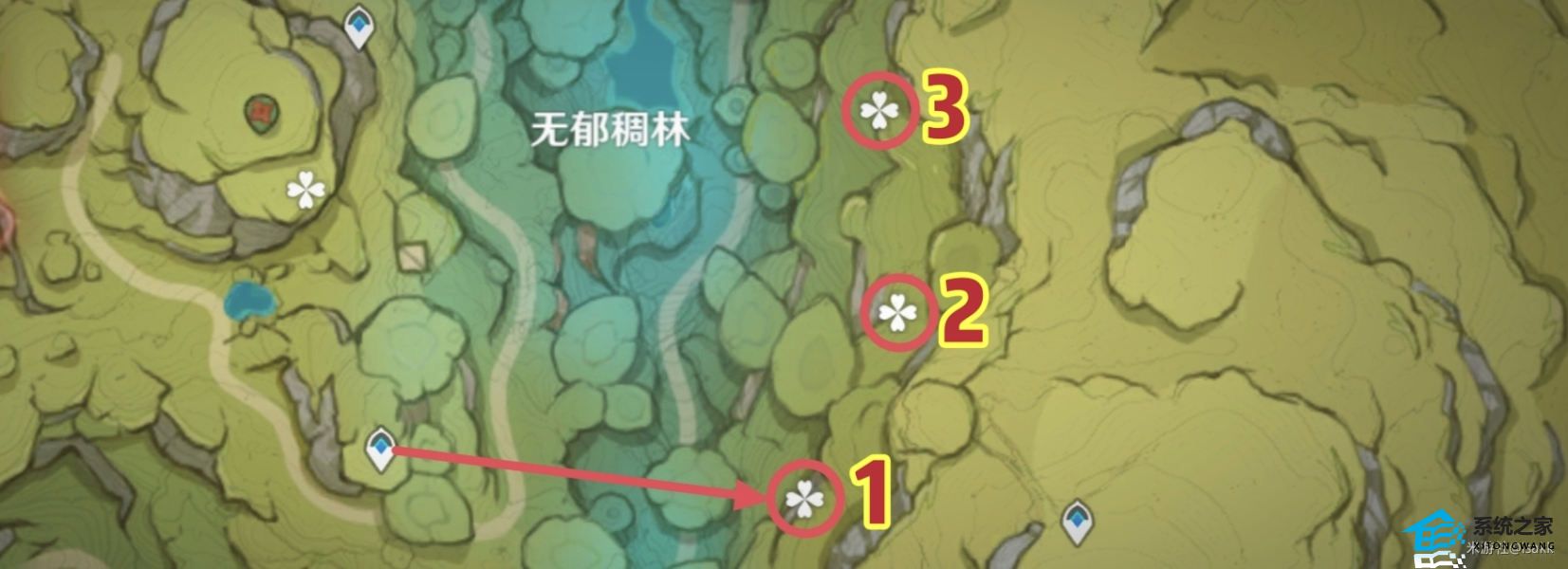原神3.6劫波莲准确分布位置 劫波莲快速收集路线图大全(高效速刷)