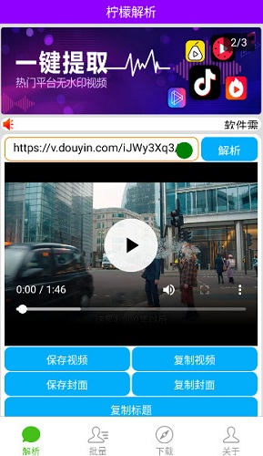 柠檬解析软件